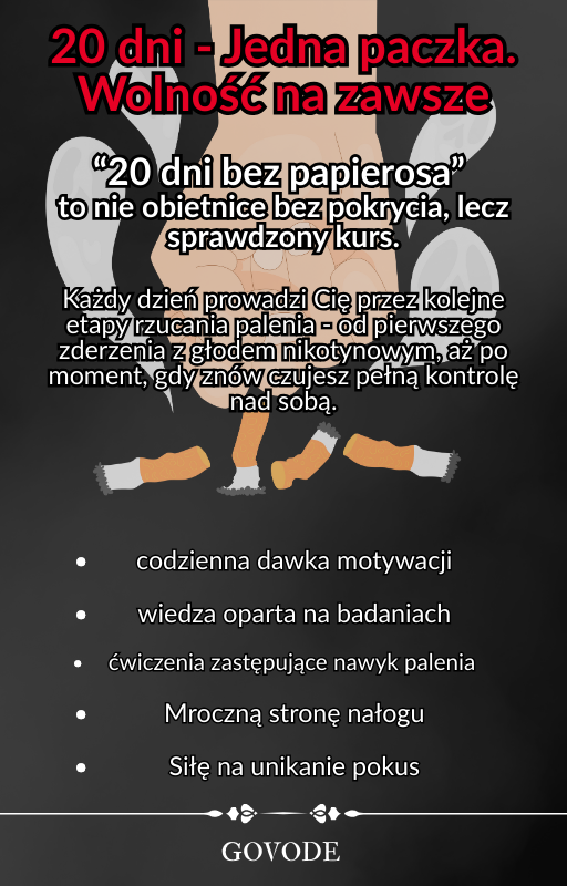 20 DNI BEZ PAPIEROSA - praktyczny przewodnik dzień po dniu